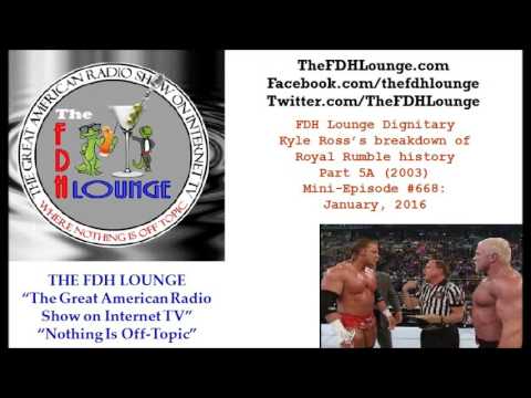 Mini-Episode #668 - January 2016 - 2003 Royal Rumble Review