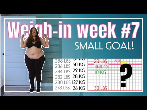 Weigh-in Week #7 | Small goal! | The Sorest Loser | #TheSorestLoser #WeightLoss