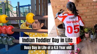 Indian Toddler Day in Life | How to keep 4.5 year old Entertained (Without Screen Time)