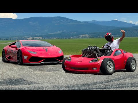 130HP Corvette Bed Go Kart Hits The Streets!