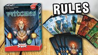 How to play WITCHES (HEARTSWITCH) cardgame (official rules, instructions, gameplay) | Spielregeln TV