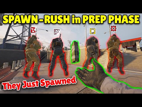 Win in *ONE Second* By RUSHING *OUISIDE* in Preparation Phase - Rainbow Six Siege