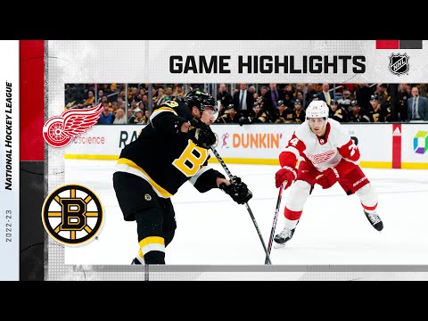 Red Wings @ Bruins 3/11 | NHL Highlights 2023