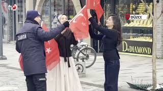 Düzce Birlik Oldu, Sokaklar Türk Bayrakları İle Donatıldı