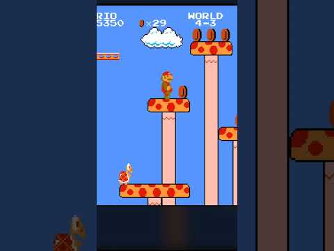 Invisible 1UP Trick in Super Mario Bros! 😮