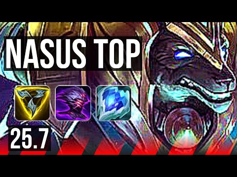 NASUS vs RIVEN (TOP) | Dominating | KR Master | 25.7