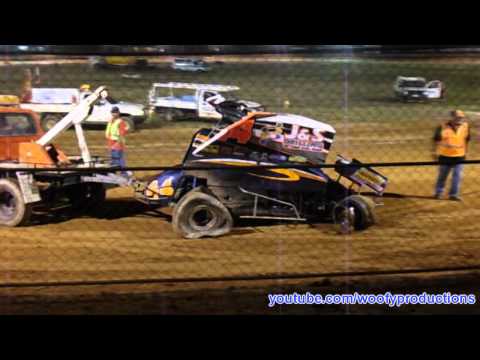 Makit Narrogin Hardware Speedway Crashes 11/2/2012 (Modified Sedans RD6)