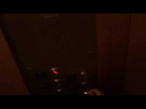 Amazing Schindler 300a hydraulic rooftop elevator, The crescent hotel in Dallas Tx