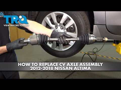 How to Replace Front CV Axle Assemblies 2012-2018 Nissan Altima
