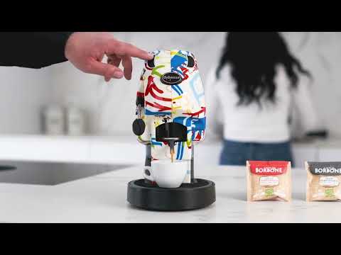 didiesse Baby Frog Kaffeemaschine E.S.E Pads mit Borbone Blu Kaffeepads E.S.E "Caffé Borbone"