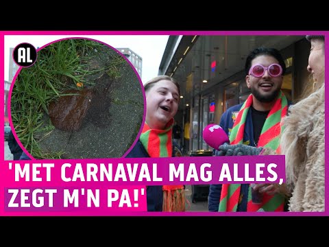 Carnavallende aso's schijten en kotsen steeg onder!