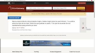 Configuración de BibleGateway
