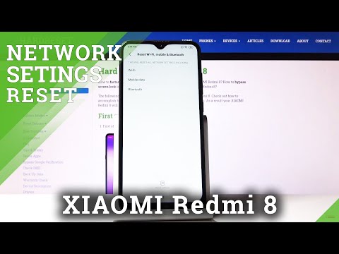 How to Reset Network Connection in XIAOMI Redmi 8 – Restore Connection Settings