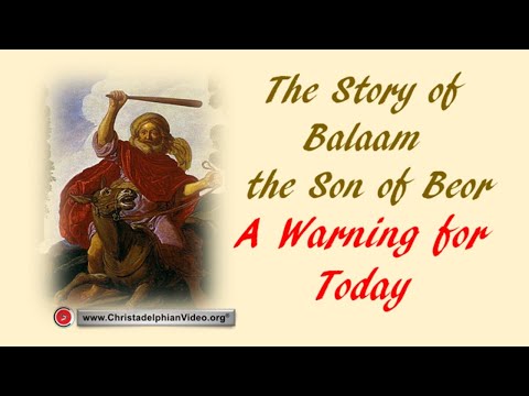 📖 The Story of Balaam the Son of Beor – A Warning for Today!**