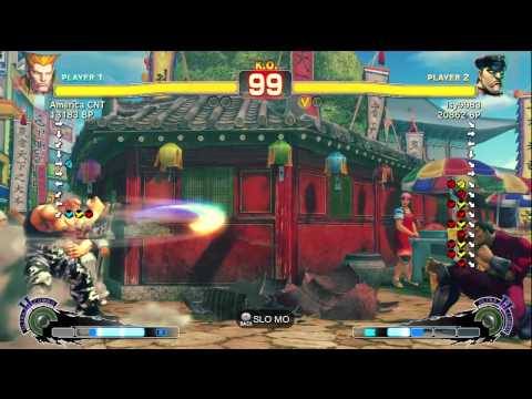 藍弟 lsy9983 [Bison] vs America CNT [Guile] SSF4 Japanese Online Ranked Matches - TRUE-HD