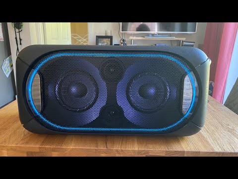 2.1 black sony gtkxb60/b bluetooth speaker