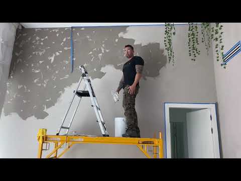 Venetian plaster coarse marmorino application, Exotic Style!