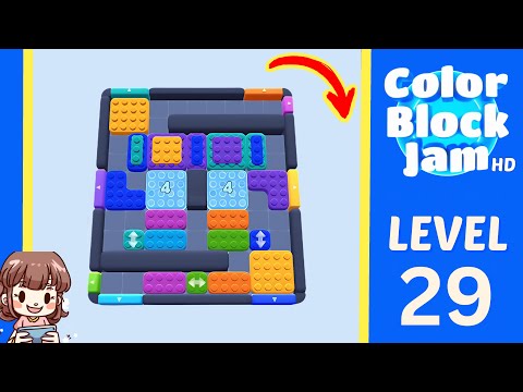 Color Block Jam Level 29 Solution Walkthrough