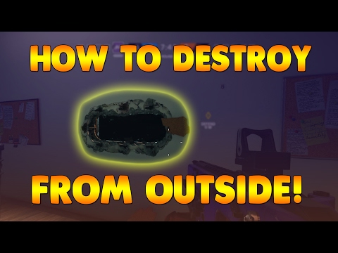 How To Destroy Mira's Window From OUTSIDE! Glitch (PATCHED) / Rainbow Six Siege