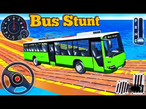 Impossible Bus Stunt Driving 2023 - Mega Ramp Racing Driving Simulator - Android GamePlay #2