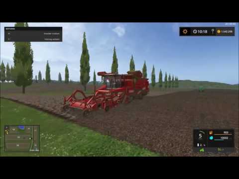 fs 17 sosnovka time lapse #6 POTATO HARVEST