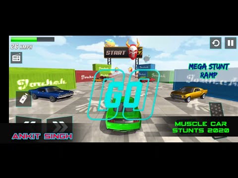 Muscle Car Stunts 2020 - Mega Stunt Ramp Simulator Android Gameplay 2021
