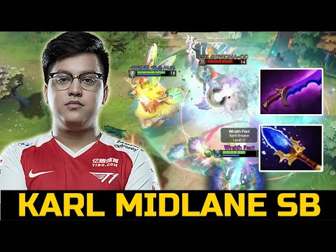 KARL SPIRITBREAKER MID - SHADOW BLADE BUILD VS 23SAVAGE DOTA 2