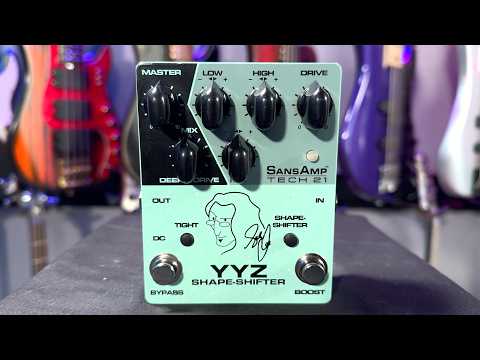 Tech 21 Geddy Lee YYZ Shape-Shifter Signature SansAmp Bass Drive 2022 - Present - Seafoam image 5
