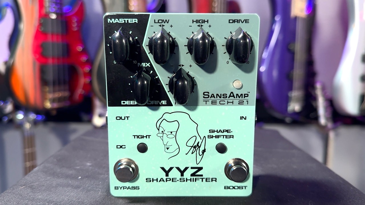 Tech 21 Sansamp YYZ Shape Shifter Geddy Lee Signature Pedal