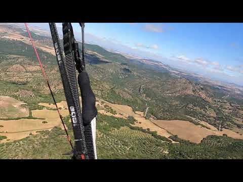 Unplanned landing after taking off from Poniente, Sierra Lijar, Andalucia, Spain June 2022