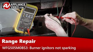Whirlpool Stove Repair - Burner Ignitors Not Sparking - Spark Module