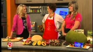 Exotic Fruit Salad + Cherry Dip - The Produce Mom