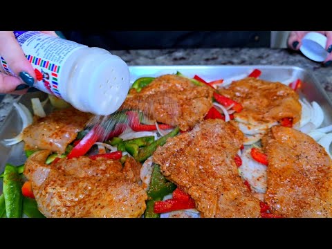 Easy Sheet Pan Chicken Fajitas Recipe