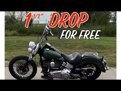 How to lower Harley FOR FREE