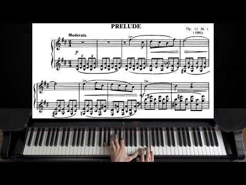 Anatoly Lyadov - Prelude Op. 11, No 1 | Piano with Sheet Music
