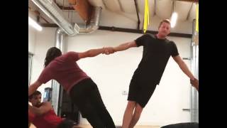 People Create Human Ferris Wheel