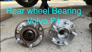 Volvo V50 Rear wheel bearing and brake pads replacement. Volvo S40 V50 C30 C70 (P1)