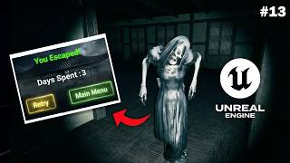 Game Over & Ending Screen in Unreal Engine 5 | Horror Escape Game - Part 13 | Beginner Friendly