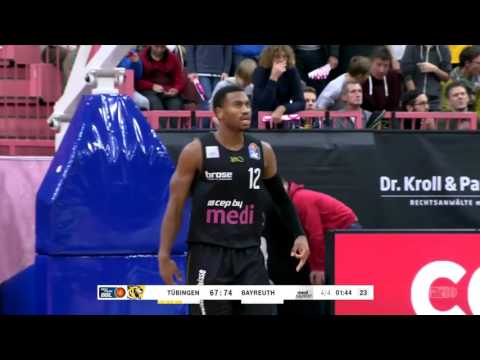 Trey Lewis Highlights (First Half of the Season 2016/2017) - medi bayreuth