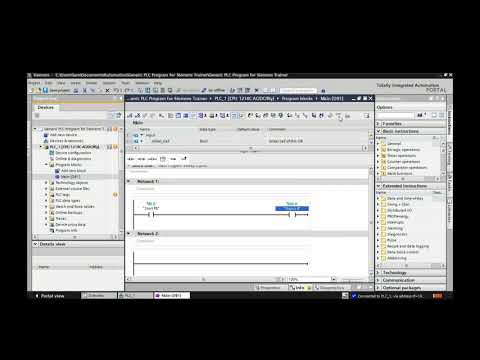 Siemens TIA Portal Tutorial (Setting up TIA Portal to work with your S7 1200 PLC in 7.5 minutes)