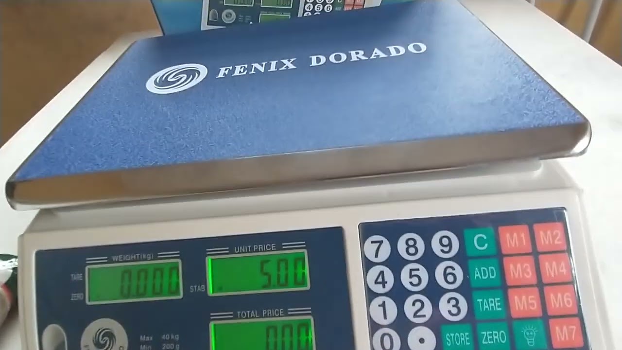Balança Digital 40kg como memorizar os produtos e colocar Tara
