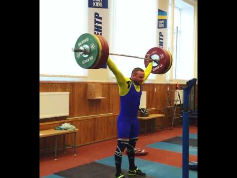 Oleksandr Pielieshenko (85) 175 kg snatch