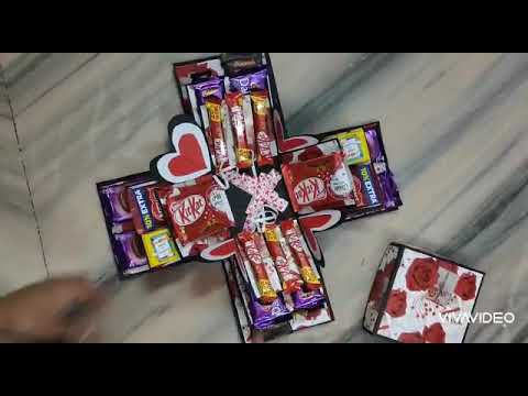 Chocolate explosion box | rakhi gift | explosion box for raksha bandhan | rakhi gift