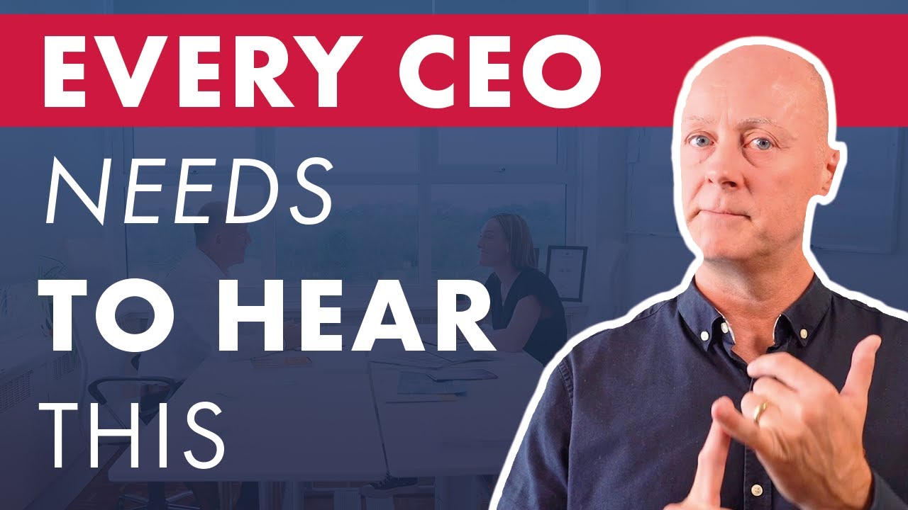 The 1 thing every CEO needs to hear: CEO coaching