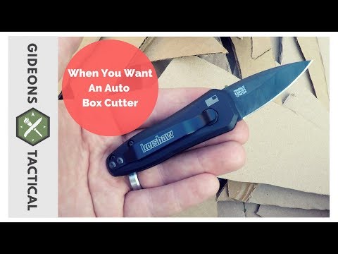 When You Want An Auto Box Cutter! Kershaw Launch 4