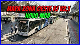 🔴Gameplay Novo Mod Cee Volvo B320R | Mapa Zona Oeste RJ V2.1 | Linha 894 | Proton Bus Simulator