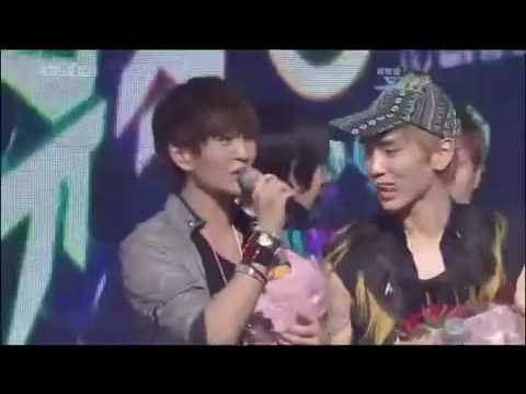 [HQ] 090605 KBS Music Bank - SHINee Winning