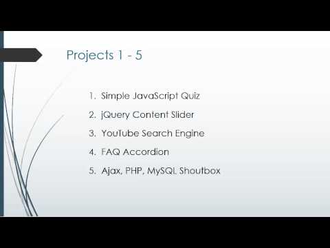 javascript and jquery projects intro