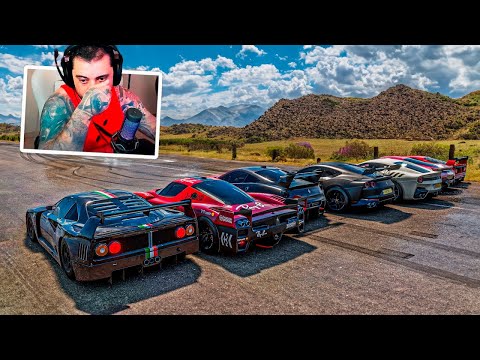 GRANDE RACHÃO NA RODOVIA SÓ DE FERRARI - FORZA HORIZON 5