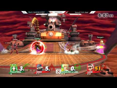 AB6 Smash 4 - Evo G | AeroLink & iiGGY vs TLOC | Denti & Karna - Winners Finals